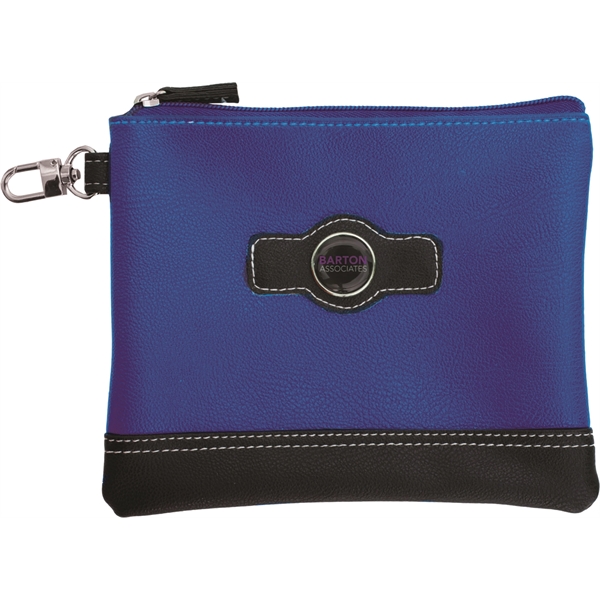 7 1/4"H x 6"W Zippered pouch made of synthetic leather and... from ASI 38120 Ball Pro / Diversified Quality Kitchenware
