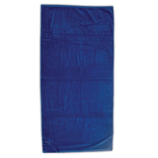Kangaroo beach towel with a zippered, water-resistant pocket.... from ASI 91605 Towel Specialties