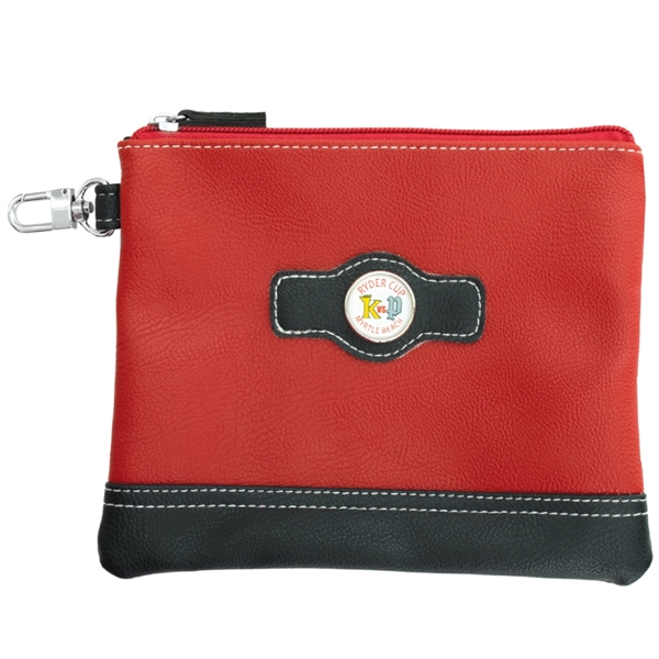 7 1/4"H x 6"W Zippered pouch made of synthetic leather and... from ASI 38120 Ball Pro / Diversified Quality Kitchenware
