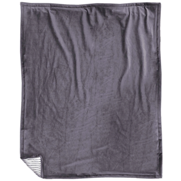 Regency Striped Blanket made of micro plush/brushed velvet in a light... from ASI 91605 Towel Specialties / Cobblestone Mills