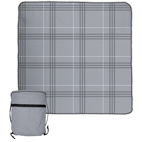 Tuscany Backpack Picnic Blanket that folds into an attached 22" H... from ASI 91605 Towel Specialties