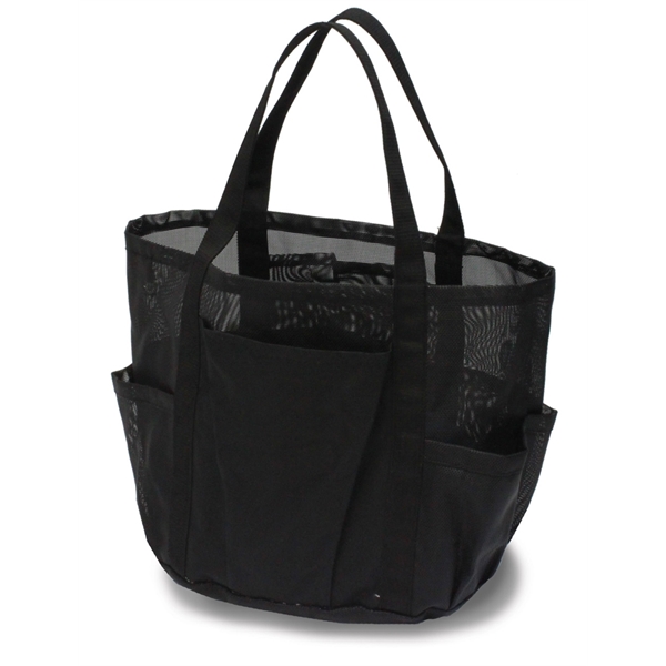 Enormous Titan beach bag with seven outer pockets, an inside snap... from ASI 91605 Towel Specialties