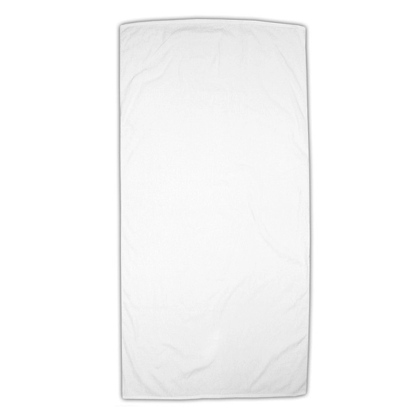 30" x 60" Turkish cotton blend beach towel with customization.... from ASI 91605 Towel Specialties