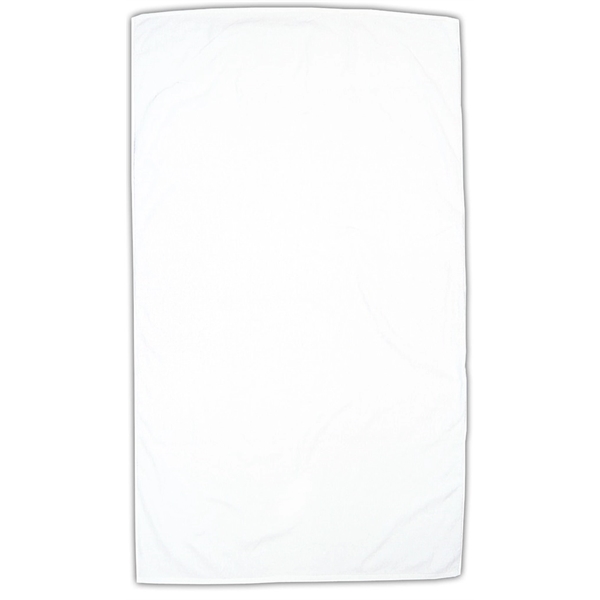 35" x 60" deluxe beach towel made of Turkish cotton with... from ASI 91605 Towel Specialties