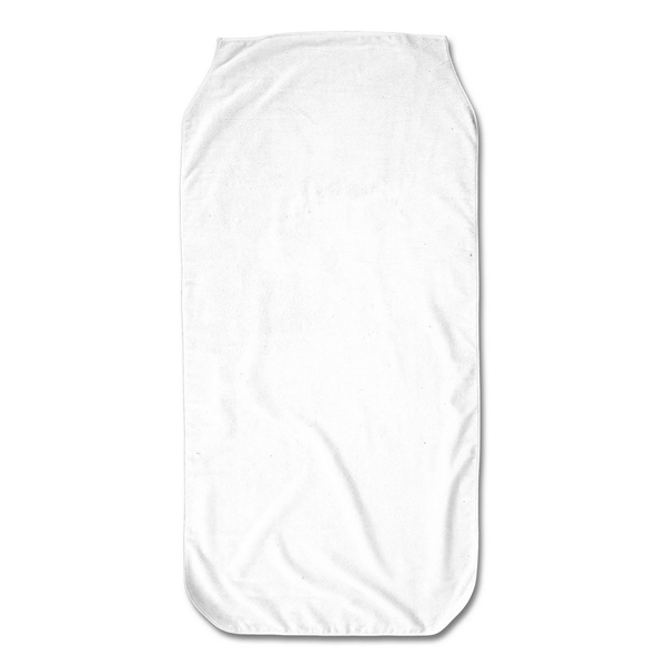 Can-Shaped beach towel in a beverage can shape and your edge-to-edge... from ASI 91605 Towel Specialties
