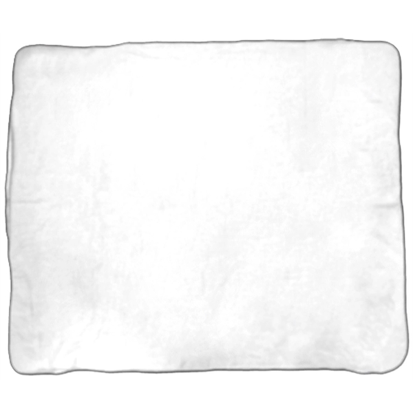 50" x 60" throw blanket that provides an edge-to-edge printing in... from ASI 91605 Towel Specialties / Cobblestone Mills