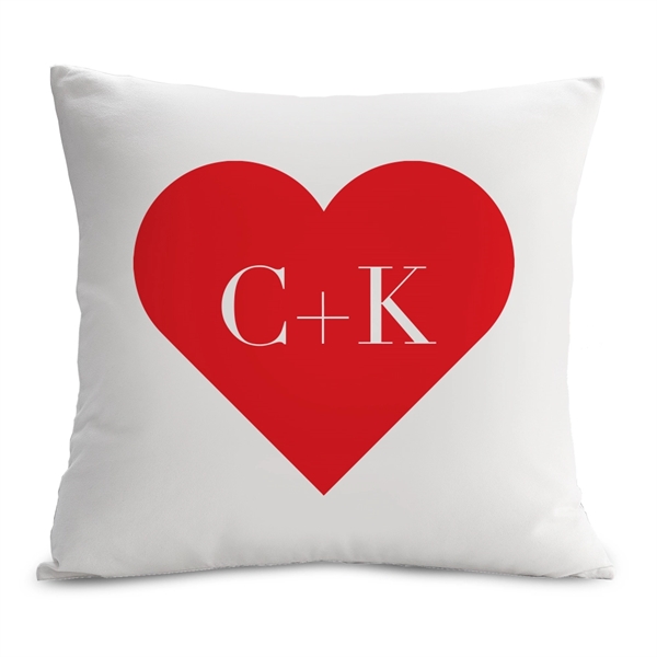 16 x 16 polyester cushion cover with invisible zipper. Pillow insert... from ASI 73010 Natico Originals Inc