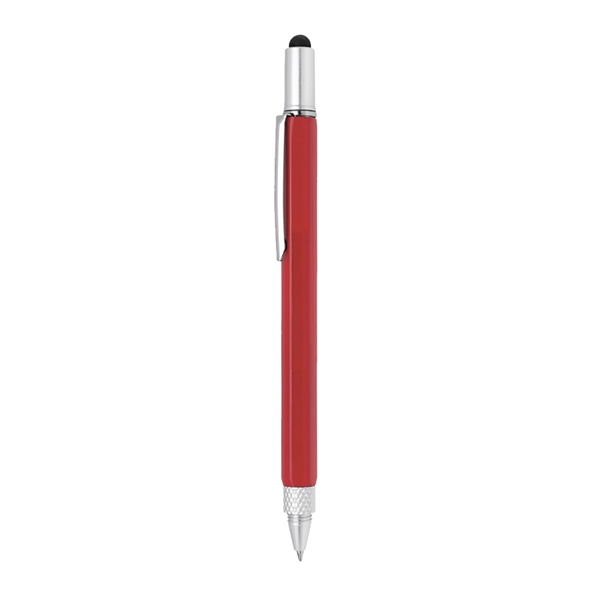 Stylus pen with short ruler on the barrel.... from ASI 31517 Admart Products / Admart Line