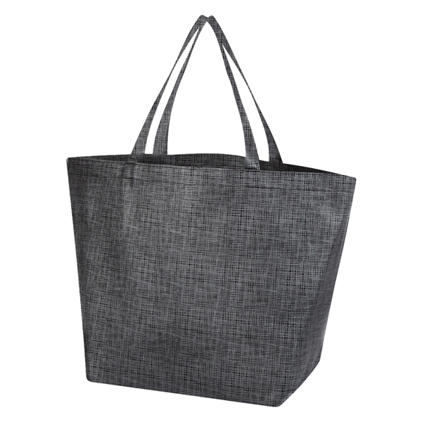 Tote bag made of polypropylene with crosshatched design and 20" handles... from ASI 61125 Hit Promotional Products / Hit®
