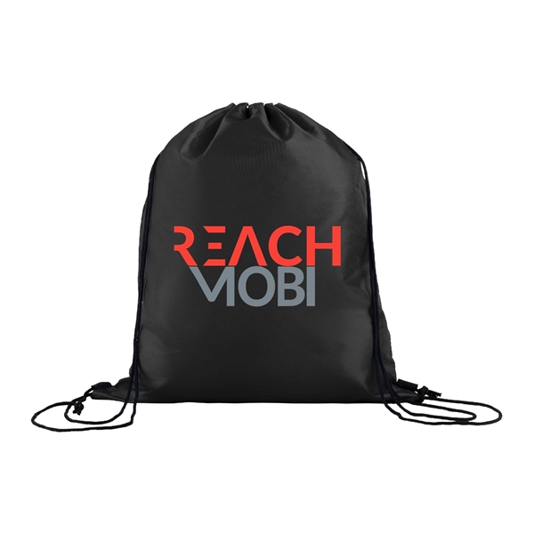 15" x 18" backpack with drawstring main compartment and contrasting simulated... from ASI 39820 Opusline (Benmex) / Opus Line