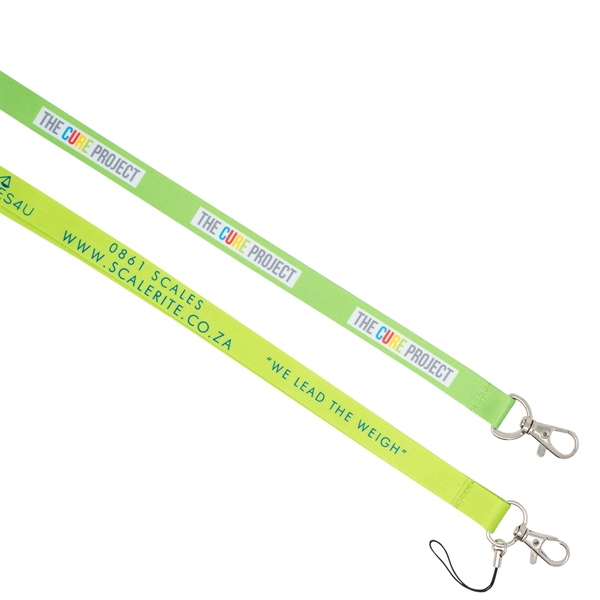 Heat dye sublimated soft polyester lanyard.... from ASI 61966 HPG / BCG Creations HPG Gold
