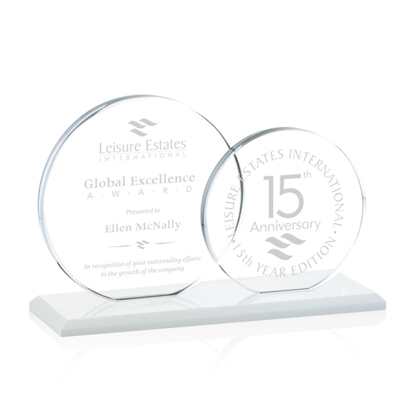 The Double Victoria Award features 2 opulent starfire circles on a... from ASI 84592 St Regis Group / St Regis