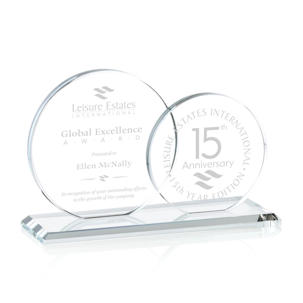 The Double Victoria Award features 2 opulent starfire circles on a... from ASI 84592 St Regis Group / St Regis