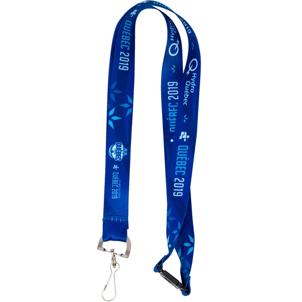 Heat dye sublimated soft polyester lanyard.... from ASI 61966 HPG / BCG Creations HPG Gold