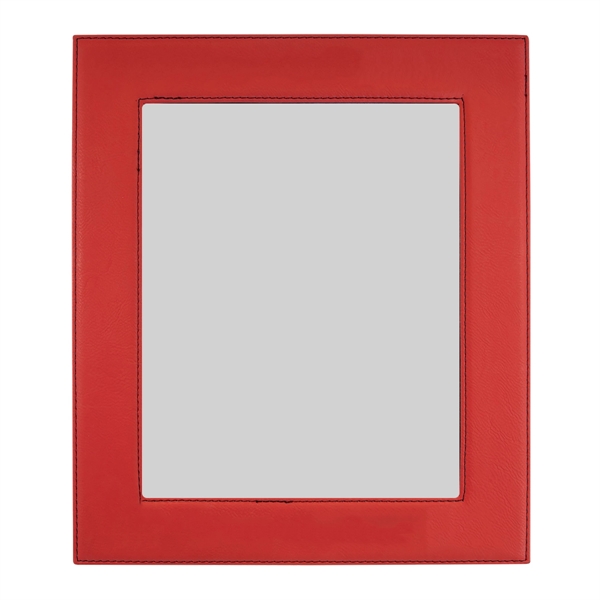 10 3/4" x 12 3/4" x 3/8" red PU leatherette frame... from ASI 74601 Calico