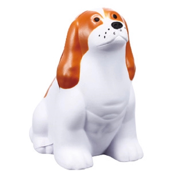 White dalmatian dog shaped stress reliever with black markings.... from ASI 31977 Adline Industries Inc