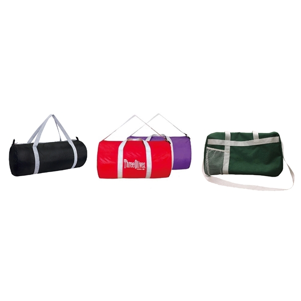 Nylon Duffel Bags w/ Adjustable Strap. Roomy main compartment.... from ASI 31977 Adline Industries Inc