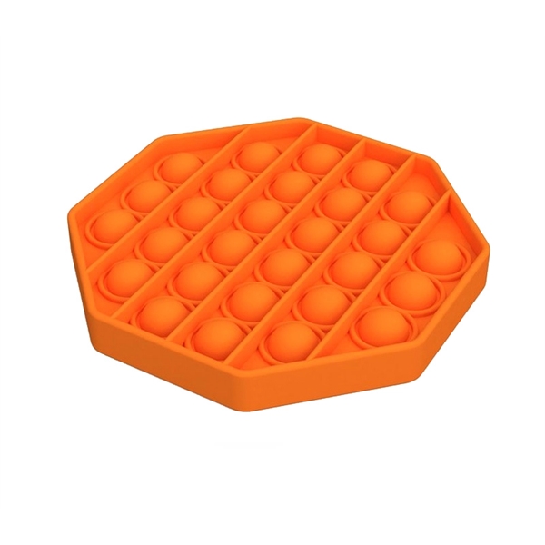 4.92" x 4.92" x 0.59" round plastic push pop bubble fidget... from ASI 37218 Athena Promo (tm)