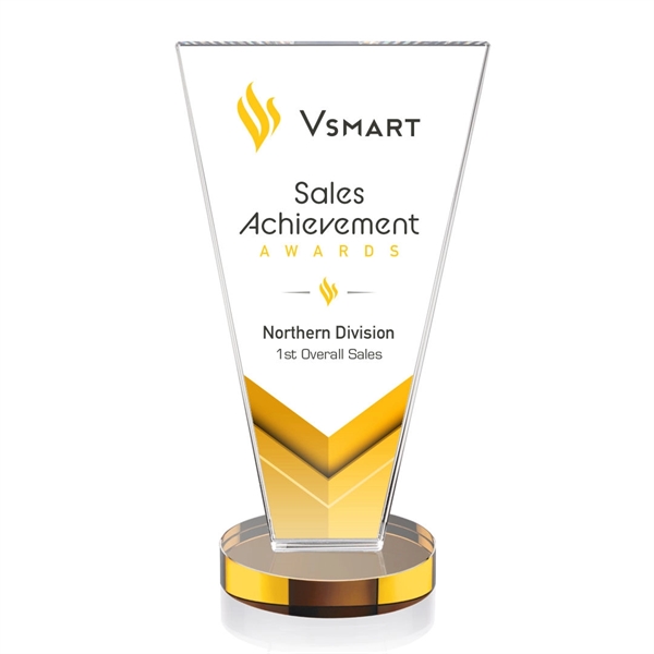 Fabulous Starfire Award tapers towards a beautiful amber base. Let your... from ASI 84592 St Regis Group / St Regis