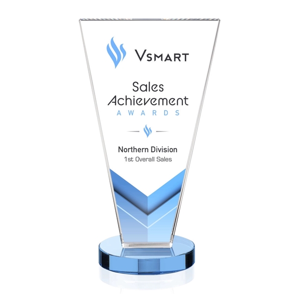 Fabulous Starfire Award tapers towards a striking sky blue base. Let... from ASI 84592 St Regis Group / St Regis