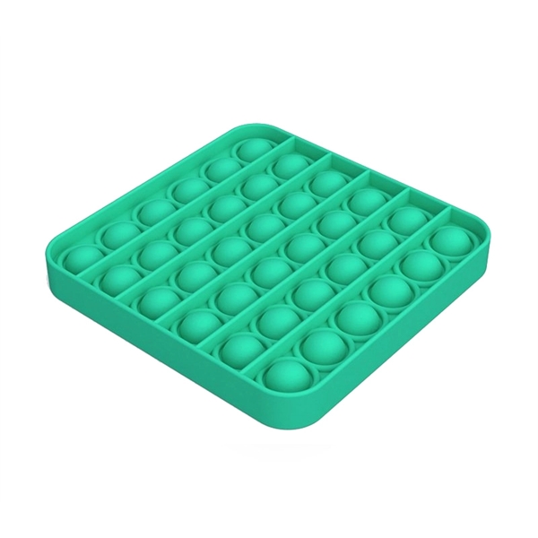 4.92" x 4.92" x 0.59" square push pop bubble fidget toy.... from ASI 37218 Athena Promo (tm)