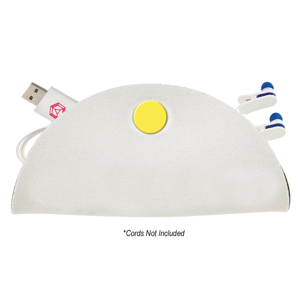 Tech taco cord organizer made of 2.5 mm neoprene that stretches... from ASI 61125 Hit Promotional Products / Hit®