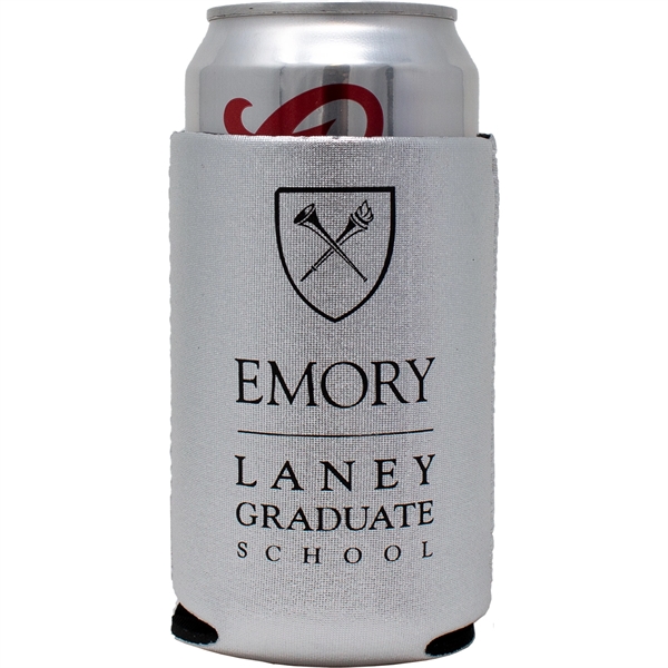 Flashy metallic neoprene can cooler keeps drinks cold, hands dry, and... from ASI 61966 HPG / Best Promotions USA