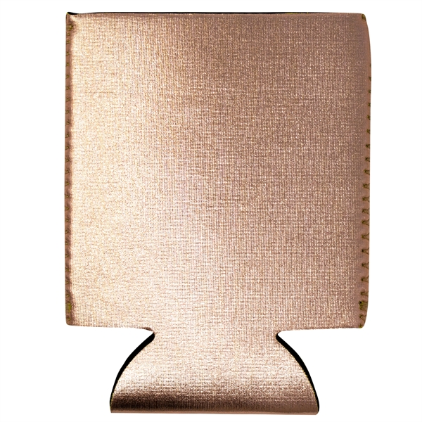 Flashy metallic neoprene can cooler keeps drinks cold, hands dry, and... from ASI 61966 HPG / Best Promotions USA