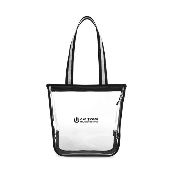 The Sigma Clear Zippered Tote offers clear visibility of your contents,... from ASI 56070 Gemline / Gemline®