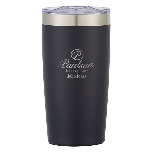 20 oz. travel mug with spill-resistant lid and double-wall insulation... from ASI 61125 Hit Promotional Products / Hit®