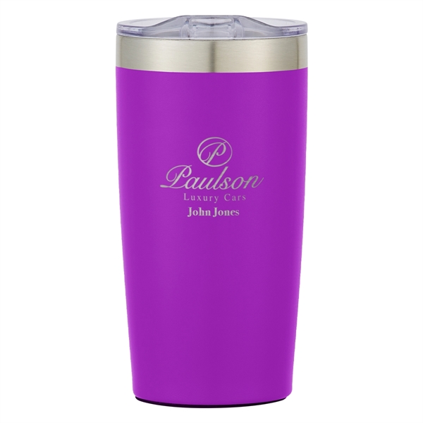 20 oz. travel mug with spill-resistant lid and double-wall insulation... from ASI 61125 Hit Promotional Products / Hit®