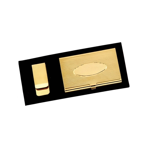Card case and money clip gift set.... from ASI 55540 Furniward Company / Furniward