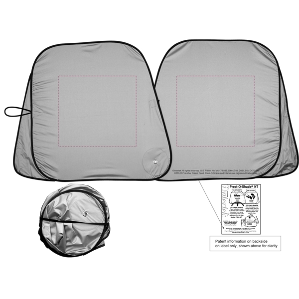 Xtra large collapsible Optimum fit fabric sunshade for trucks and vans.... from ASI 37586 Auto-Sun-shade/Intertek