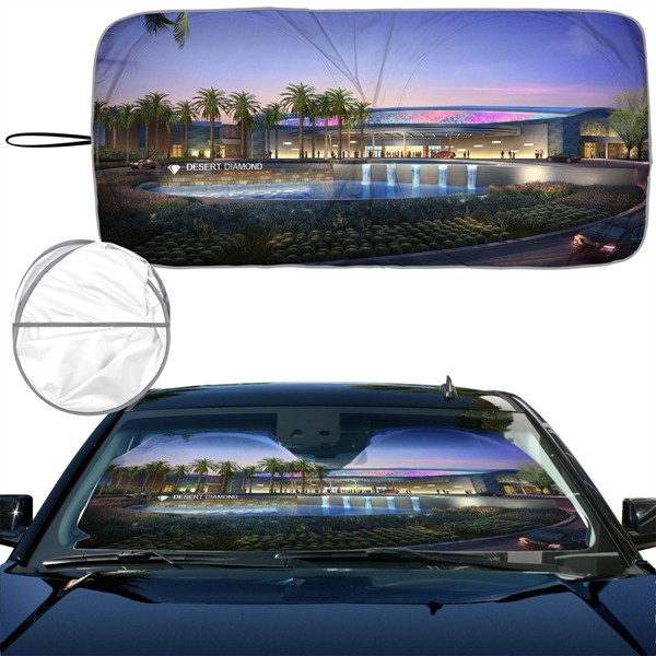 TX- Full Color Line economy sunshades . With a double -loop... from ASI 37586 Auto-Sun-shade/Intertek
