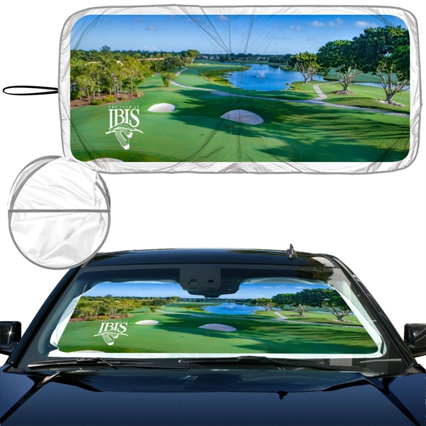 TX- Full Color Line economy sunshades . With a double -loop... from ASI 37586 Auto-Sun-shade/Intertek