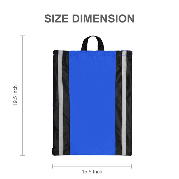 Drawstring Backpack with Sport Stripes and Handle... from ASI 39820 Opusline (Benmex)