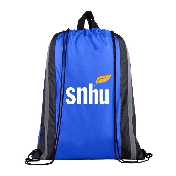 Drawstring Backpack with Sport Stripes and Handle... from ASI 39820 Opusline (Benmex)