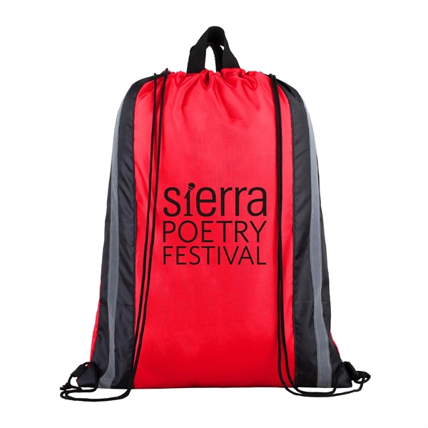 Drawstring Backpack with Sport Stripes and Handle... from ASI 39820 Opusline (Benmex)