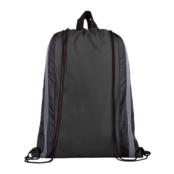 Drawstring Backpack with Sport Stripes and Handle... from ASI 39820 Opusline (Benmex)