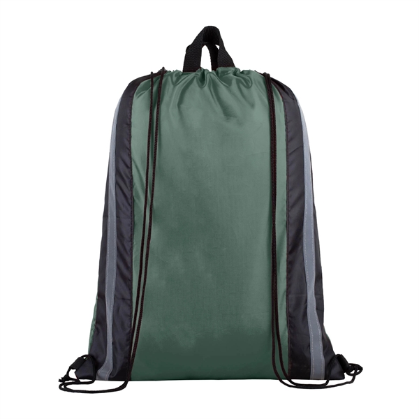 Drawstring Backpack with Sport Stripes and Handle... from ASI 39820 Opusline (Benmex)