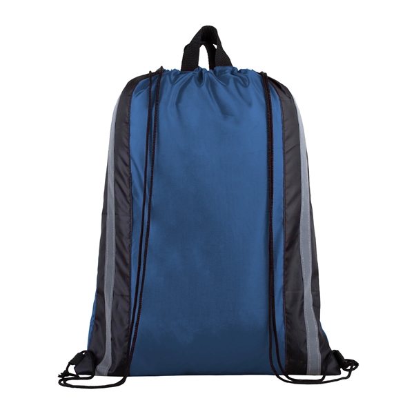 Drawstring Backpack with Sport Stripes and Handle... from ASI 39820 Opusline (Benmex)