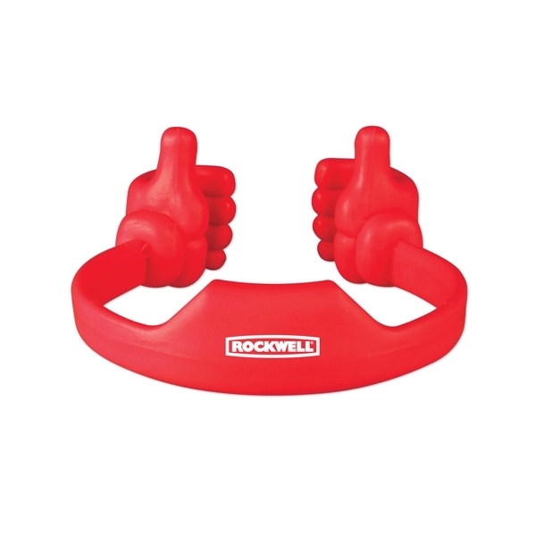 Two thumbs up phone holder with customization.... from ASI 98360 WOWLine