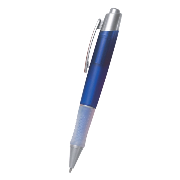 The Fino Pen with plunger action and rubber grip for writing... from ASI 61125 Hit Promotional Products / Hit®