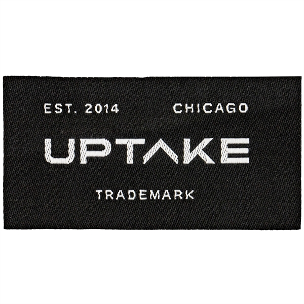 Custom woven polyester garment labels in assorted sizes in up to... from ASI 52263 EMT / EMT EMT EASY