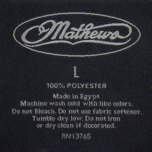 Custom woven polyester garment labels in assorted sizes in up to... from ASI 52263 EMT / EMT EMT EASY