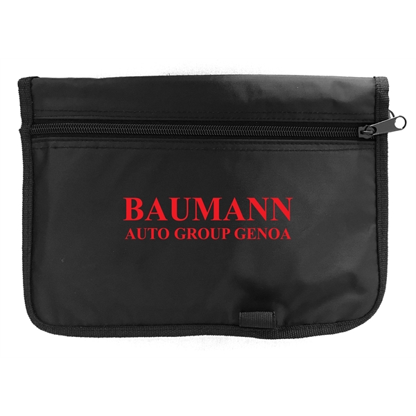 Glove box organizer with pocket for owners manuals. Zippered... from ASI 37586 Auto-Sun-shade/Intertek