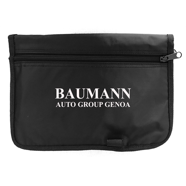 Glove box organizer with pocket for owners manuals. Zippered... from ASI 37586 Auto-Sun-shade/Intertek