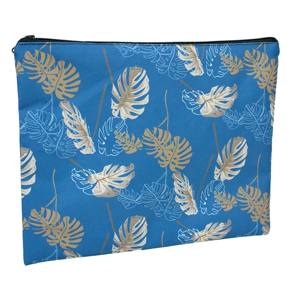 11" x 9" polyester zippered cosmetics pouch.... from ASI 37980 Bagworld