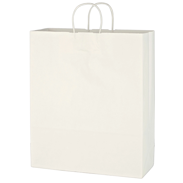 16" x 19" shopping bag made from white Kraft paper.... from ASI 61125 Hit Promotional Products / Hit®