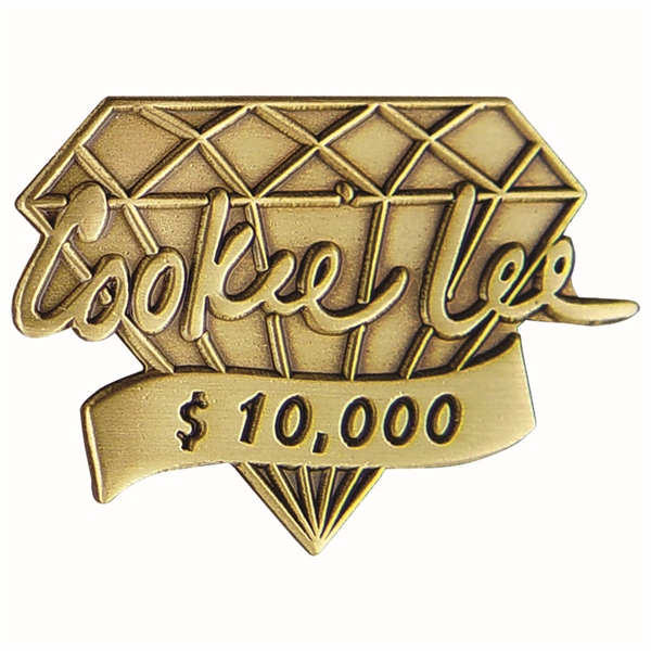 Custom die cast metal lapel pins in assorted sizes with butterfly... from ASI 52263 EMT / EMT